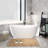 63'' x 31'' Freestanding Soaking Acrylic Bathtub