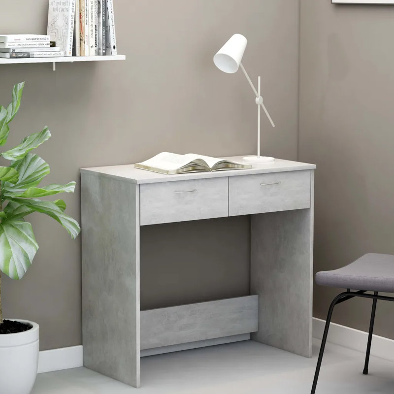 Alixandrea Desk, Concrete Grey