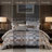Luxurious Oversized Jacquard Bedding Sets, Polyester, Modern Elegance For Home