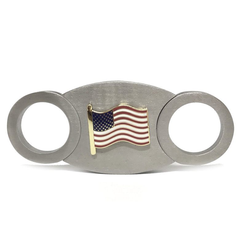 American Flag Cigar Cutter - Colour