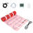 Floor Heating Pad with Digital Programmable Thermostat And Adhesive Back, Four Temperature Control Modes Uniform Heating Underfloor Heating Mat, 110V 5-35 Degree Celsius Floor Heated Warm System-467918032