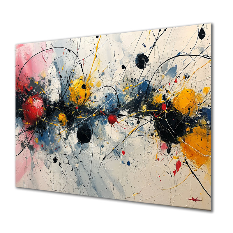 Abstrait, vagues abstraites, peinture, formes modernes abstraites, art mural, Métal métal, H 12 po x l 20 po x P 1 po