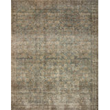 Amber Lewis x Loloi Morgan Sea / Sage Area Rug feat. CloudPile