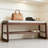 Solid Wood Entryway Bench With Storage And Cushion, 2-Tier Shoe Rack And Ottoman For Hallway, Living Room Or Bedroom, Mid-Century Modern Design