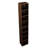 8-Tier Media Tower Rack, CD DVD Slim Storage Cabinet with Adjustable Shelves, Tall Narrow Bookcase Display Bookshelf for Home Office,Multi-functional double-decker bookcase-698566971