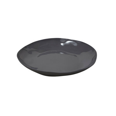 Tam Stoneware Platter, Slate