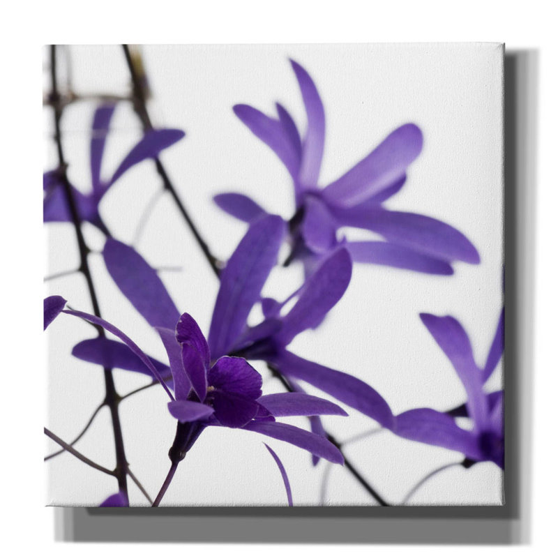 "Fleur mauve 1" par PhotoINC Studio, H 12 po x l 12 po x P 0,75 po
