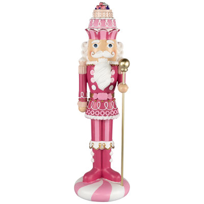 Figurine de Noël pastel bonbon casse-noisette