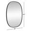 Sabine Metal Curved Oval Wall Mirror-1977103567-1977103407