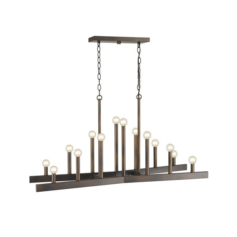 Inna 14 - Light Dimmable Linear Chandelier