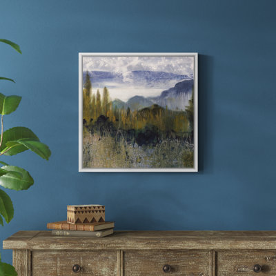 « distante peak », peinture sur toile