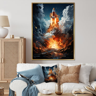 " Rocketship Beyond The Atmosphere II "