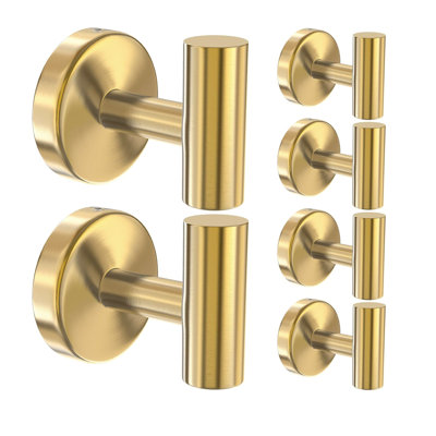 Wall Mount Towel Hook（6 Pieces）