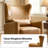 Alexis Transitional Faux Leather Manual Recliner with Wingback Design(Set of 2)-2005317583