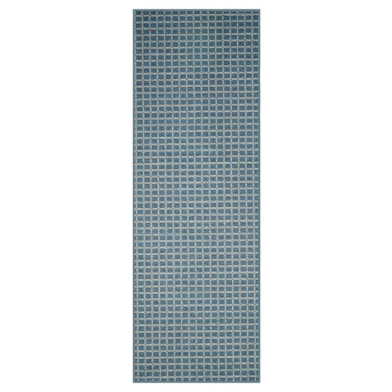Tapis bleu marine intérieur / extérieur Immy, Tapis de couloir 4 pi x 22 pi