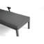 Chaise longue d'extérieur en aluminium avec coussin-160727638