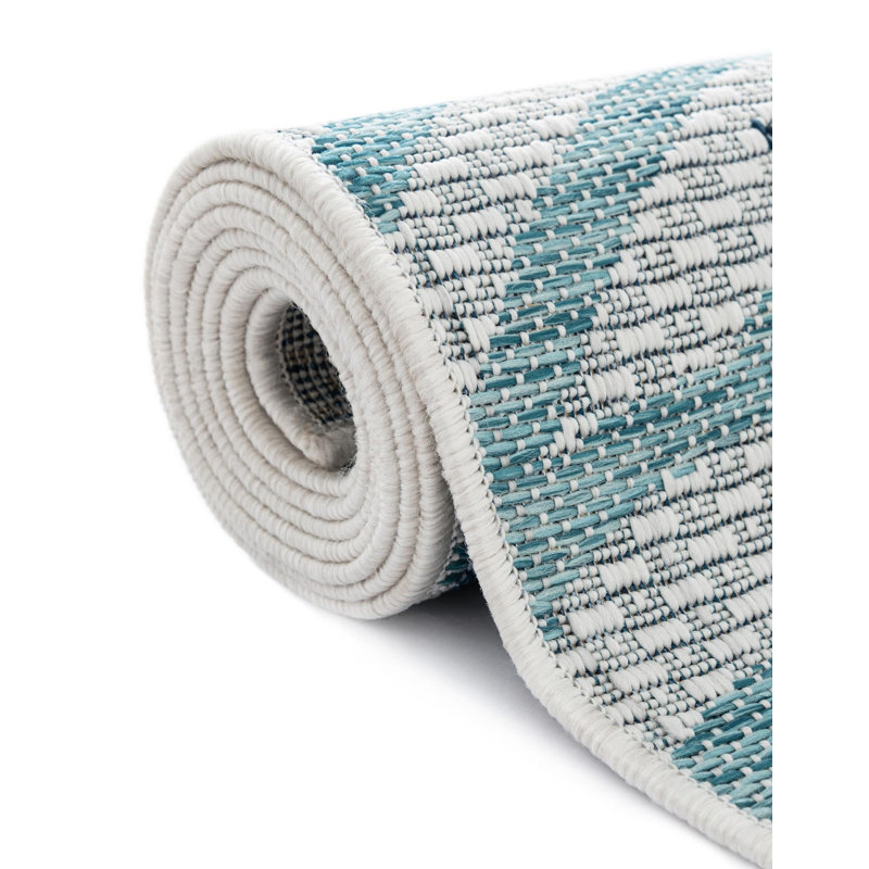 Tapis intérieur / extérieur d'extérieur Coastal, Carré 13 pi 1 po