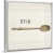 White Floater Framed