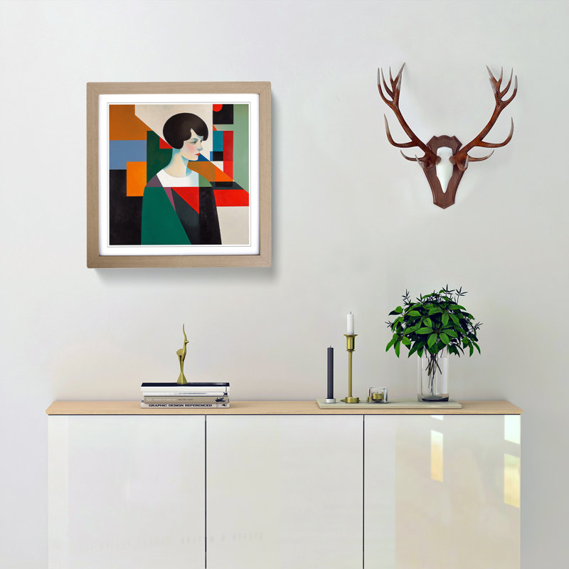 Woman Suprematism No.2 - Framed Print