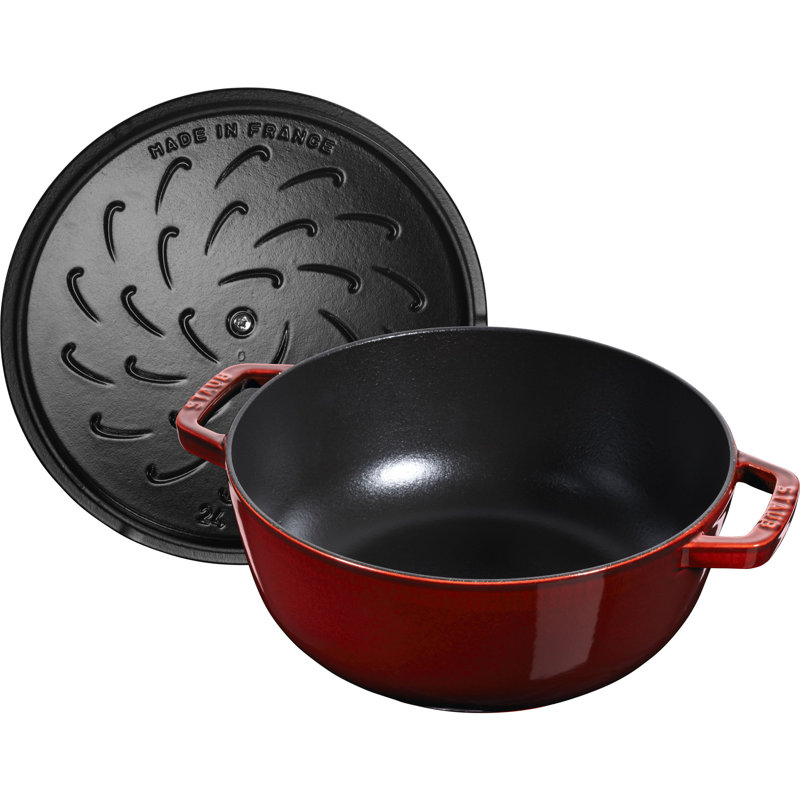 Cast Iron 3.8-qt Essential French Dutch Oven, Grenadine