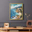 Série NAUTICAL DLxxxi - reproduction encadrée de qualité supérieure - prête à être accrochée - aucun clou requis-40731275-40731268