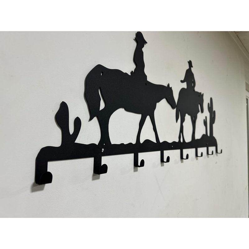 Cowboy mural en métal Ihssan