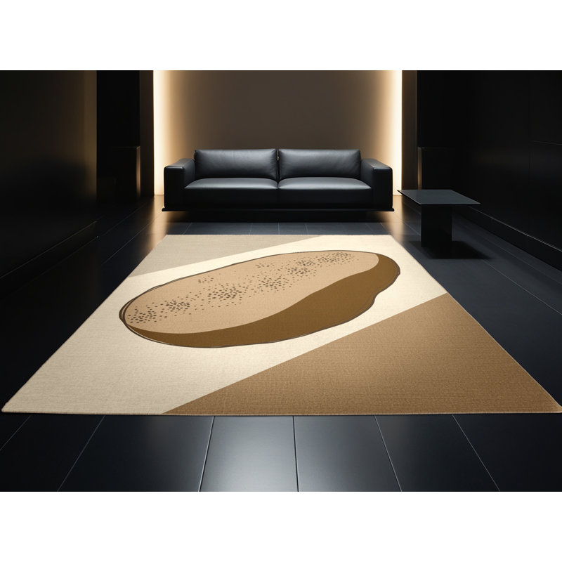 Tapis beige lavable à la machine Wilkerson, 4 x 2