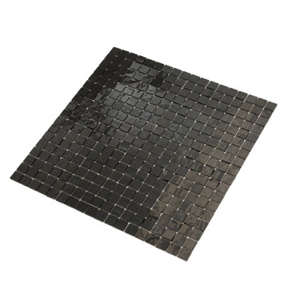 Skosh 0.6" x 0.6" Glass Grid Mosaic Wall & Floor Tile
