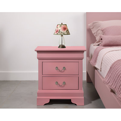 Zapopan Pink Nightstand