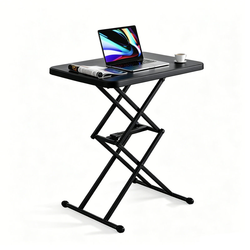 TV Tray, Space-Saving Adjustable TV Tray & Laptop Table, Multi-Use Laptop Desk and Snack Tray Table for Sofa, Bedside and Small Spaces