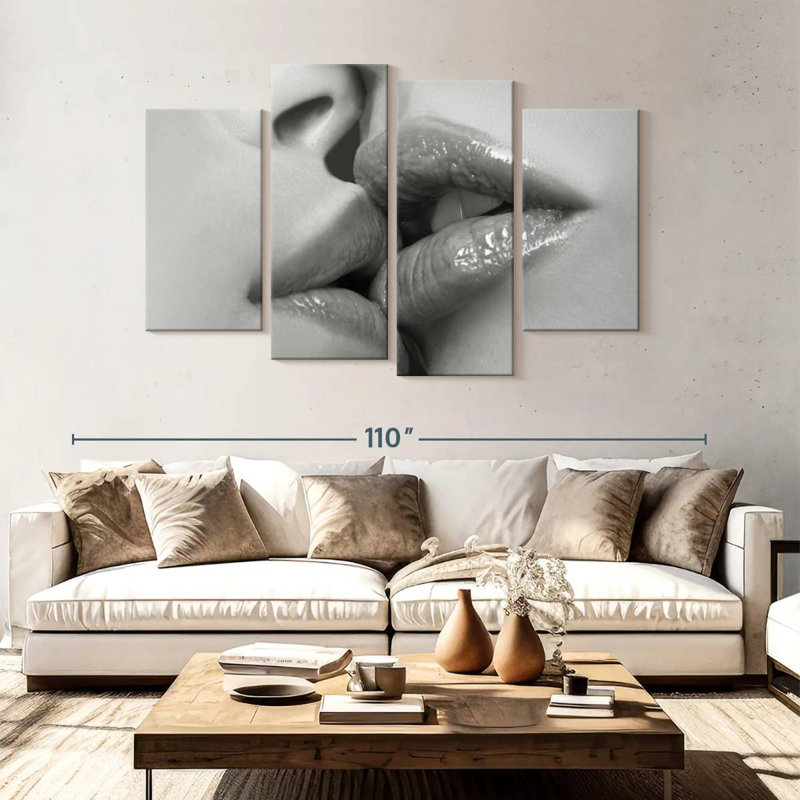 Hardie Kissing Lips, 54'' H x 84'' W