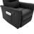 Liora Modern PU Leather Recliner Chair with 8-Point Massage, Rocking & Swivel Base, Adjustable Backrest-1724659920
