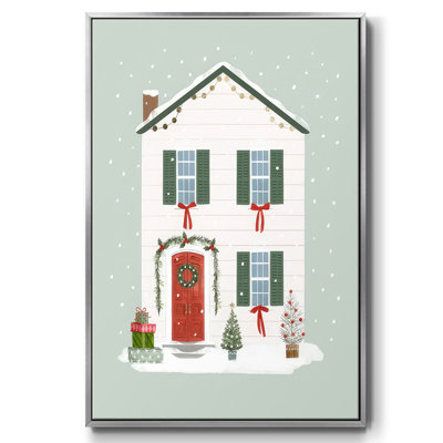 Festive Front Door III, reproduction d'art sur toile
