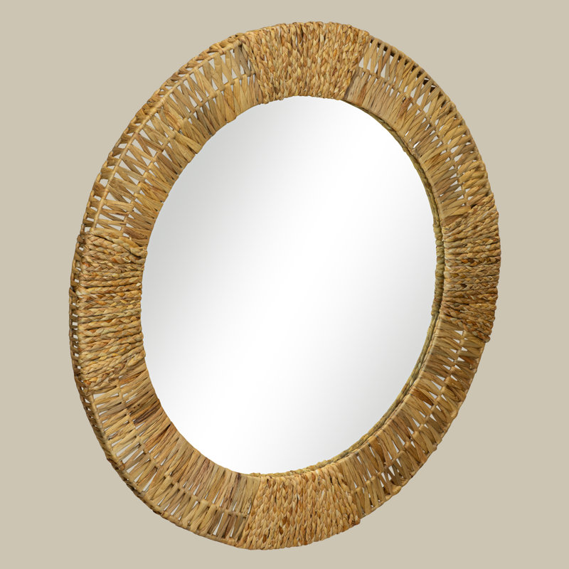 Folha Flat Metal Beveled Wall Mirror