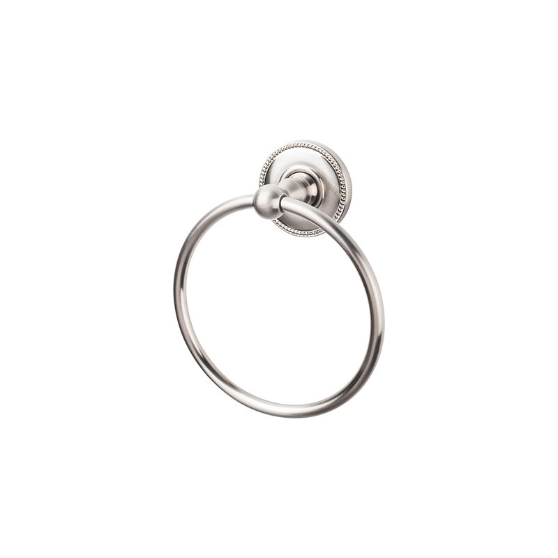 Edwardian Bath  Towel Ring, Brushed Satin Nickel