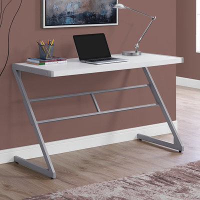 Computer Desk, Home Office, Laptop, 48"L, Work, Laminate, Metal, Contemporary, Modern