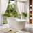 55'' x 27.56'' Freestanding Soaking Solid Surface Bathtub
