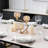 Modern 3-Arm Crystal Candle Holder Centerpiece With Sparkling Bowls, Elegant Gold Table Decor For Weddings, Anniversaries, Dining And Party Decorations-2139855354-2139855352