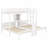 Multi-Functional Wood Bunk Bed with Desk, Storage Shelves, Reading Lamp-892615660