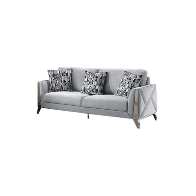 Hibbha 90'' Velvet Sofa