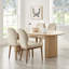 Prader Kanna Bottle Contemporary Two Tone Tabletop Vase - White And Beech