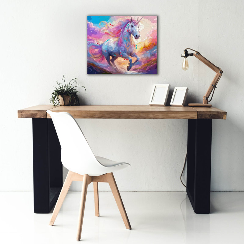 «Epop Graffiti» par Dean Russo, art gallois épique sur toile, 24 po x 20 po, H 20 po x l 24 po