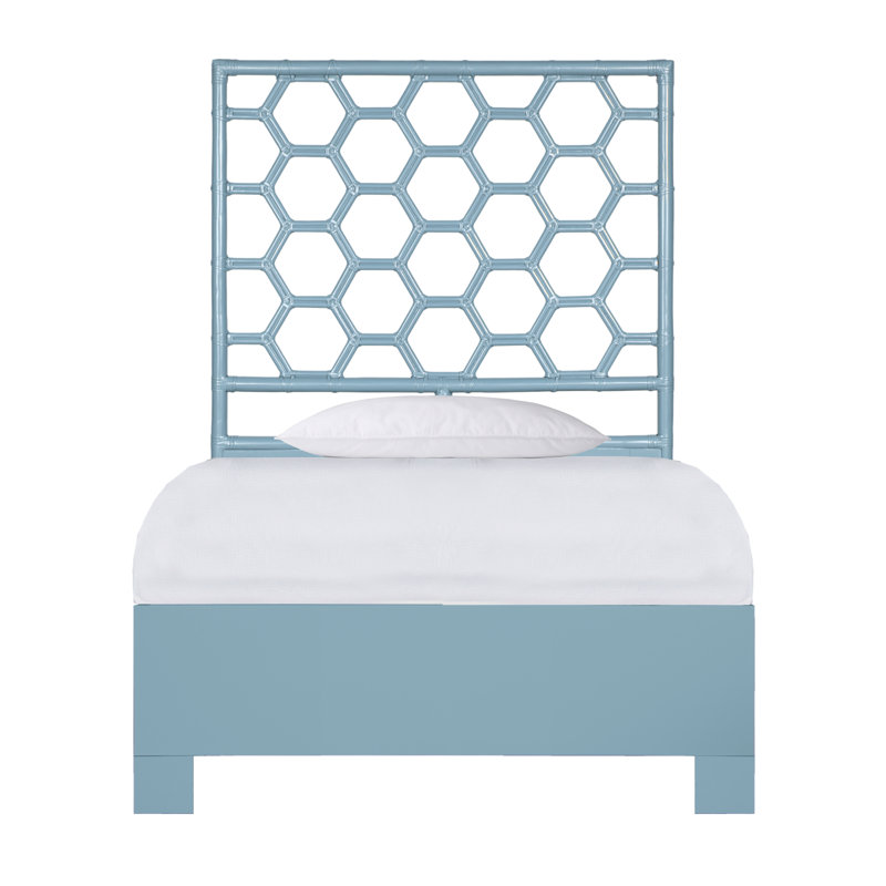 Lit plateforme Honeycomb, Simple, Pool Blue