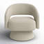 Fauteuil d'appoint pivotant Bhupendra-1821670892