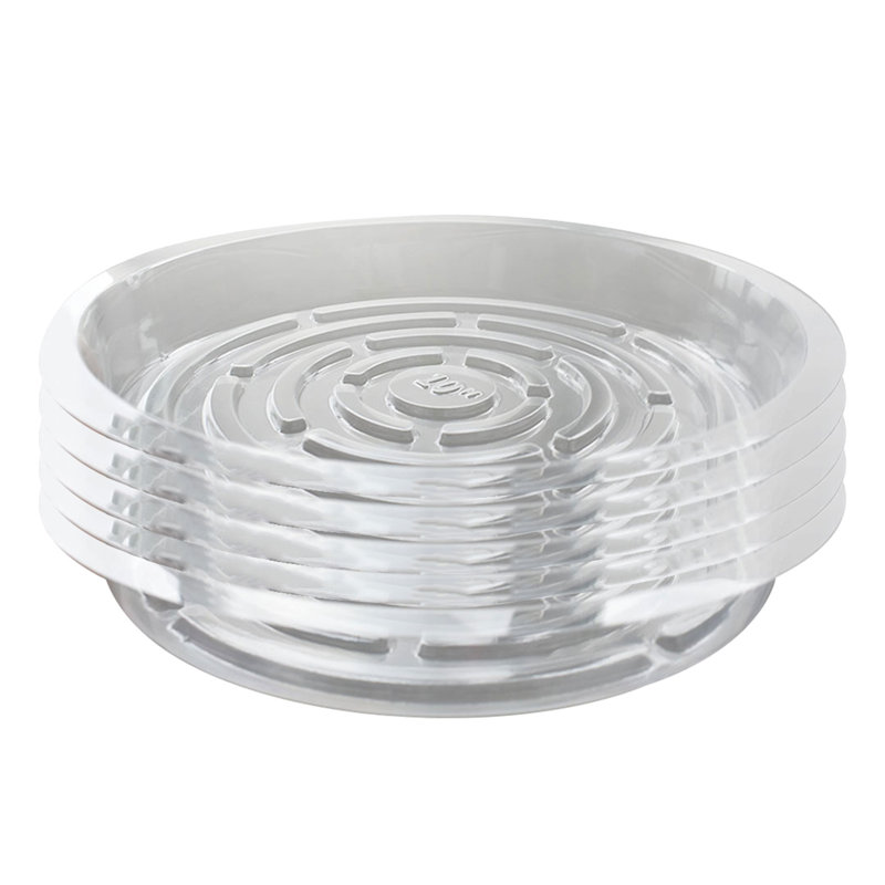 Plateaux de pots de fleurs transparents 5 pièces - Idéal pour présenter des fleurs fraîches et des plantes