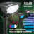 Bell+Howell Bionic Color Burst Color Changing Landscape Lighting, Waterproof and Wireless