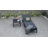 Outdoor Aluminum Chaise Lounge Chair with Side Table, 4" Cushion & 6-Position Adjustable Backrest, Rust-Resistant Poolside Recliner-1544021001
