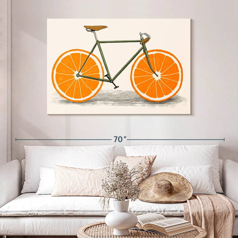 Roues Mehar Zest orange, H 32 po x l 48 po