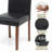 5 Piece Dining Table Set, Extendable Rectangular Dining Table w 4 Classic Style Solid Wood Upholstered Chairs-1954777184-1954777212