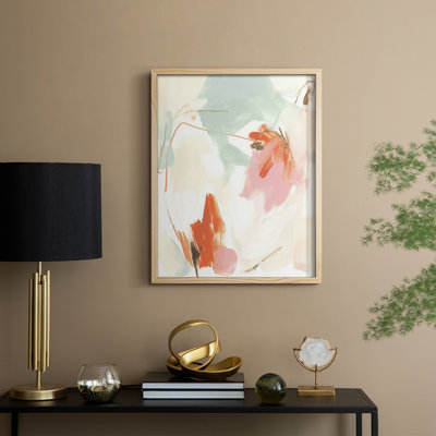 Reproduction encadrée Peach Blossom Mirage II - bois massif
